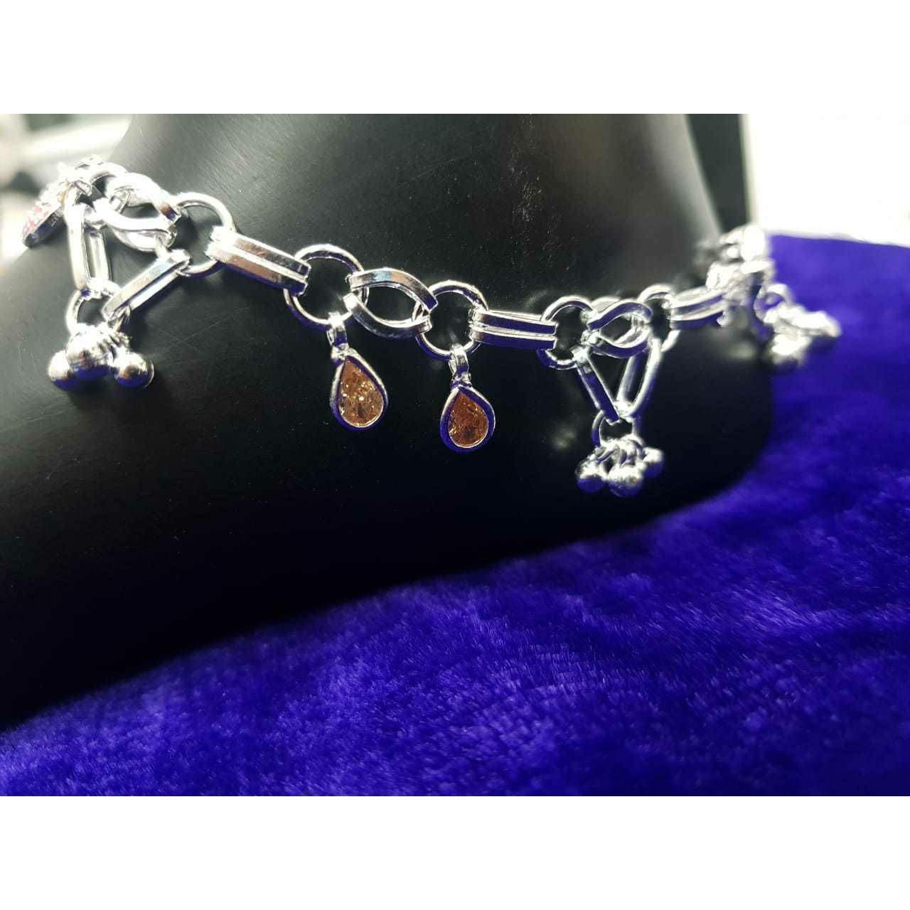 Handmade Working Kadi Dimond Ghughru Payal Ms-1974