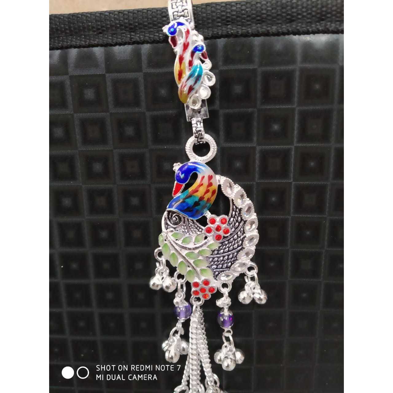 Plastic Colorful Mina Peacock Casting Pis Single Aakda Juda Ms-2040