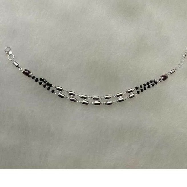 92.5 Two-2 Line Black Mangalsutra Ms-4035