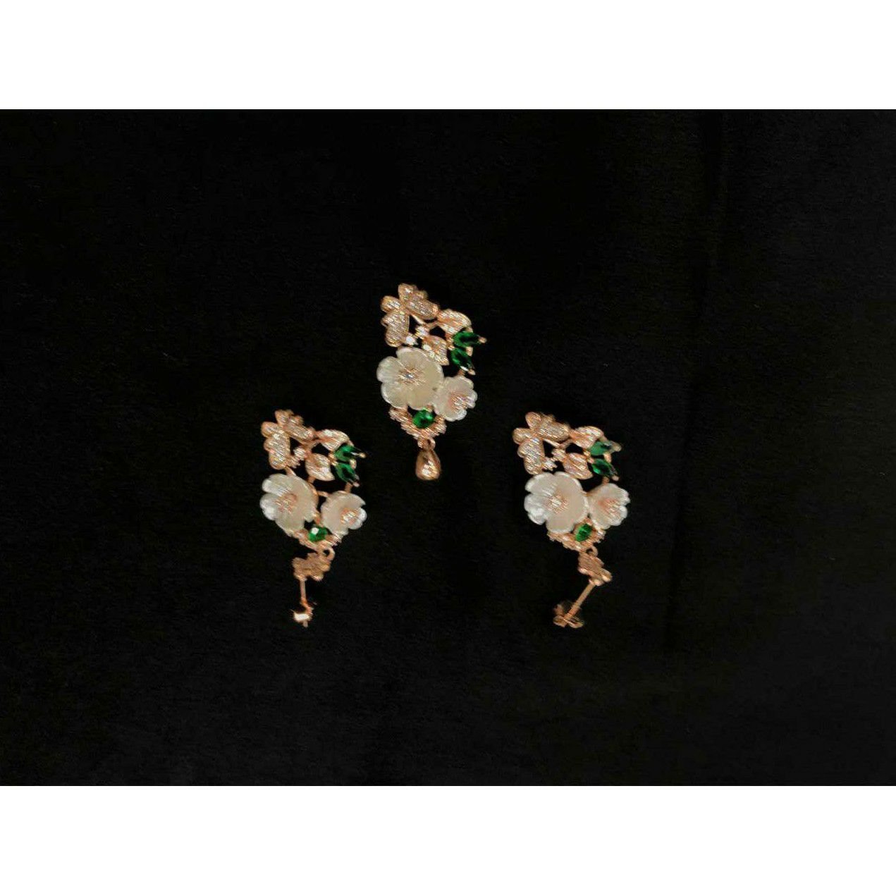 92.5 Sterling Silver Regular Pendant Set Ms-3847