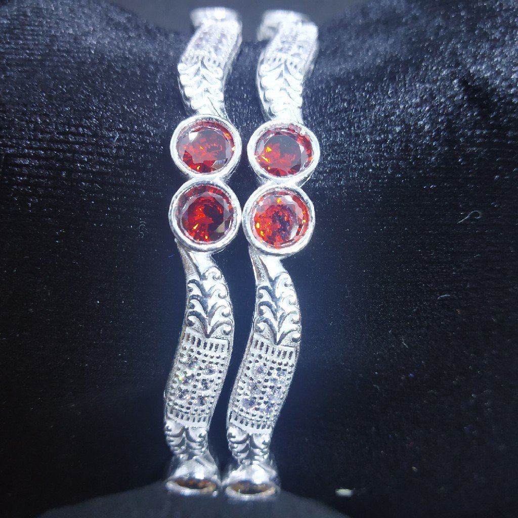 antique double round chol micro bangle(kadli) 58